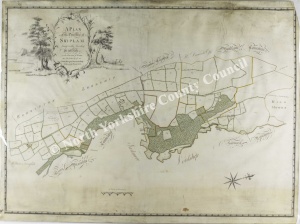 Historic map of Skiplam 1781
